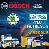 Bosch Skoda Fabia 1.4 Benzin Filtre Bakım Seti 2000-2008 4kp Aua-Bby-Bky-Aub-Bbz