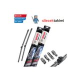 Bosch Skoda Octavia 2 2010 Silecek Takımı Ön Aerotwin Plus