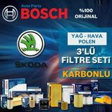 Bosch Skoda Roomster 1.4 Tdi Filtre Bakım Seti 2006-2010 3kp Bnm-Bms-Bnv