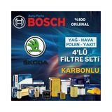 Bosch Skoda Yeti 1.6 Tdi Filtre Bakım Seti 2012-2015 4kp Cay