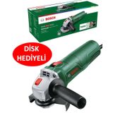 Bosch Spiral Avuç Içi Taşlama Sipral 750 Watt 115 Mm + 115 Mm Metal Kesme Diski Hediyeli