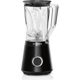 Bosch Stand Mikser Smoothie Maker, 30.000 Rpm, 1200 W, Paslanmaz Çelik Bıçaklar, 1,5l Plastik Karıştırma Kabı (Tritan), Bulaşık Makinesinde Yıkanabilir Parçalar, Avrupa Malı, Vitapower Series 4 MMB614 - Siyah
