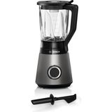 Bosch Stand Mikser, Smoothie Makinesi, 30.000 Rpm, 1200 W, Geliştirilmiş Versiyon, Avrupa Malı, Paslanmaz Çelik Bıçak, 1,5l Cam Hazne, Bulaşık Makinesinde Yıkanabilir Parçalar, Vitapower Series 4 Mmb6 - Siyah