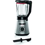 Bosch Stand Mikser, Smoothie Makinesi, 30.000 Rpm, 1200 W, Paslanmaz Çelik Bıçak, 1,5l Thermosafe Cam Hazne, Bulaşık Makinesinde Yıkanabilir Parçalar, Avrupa'da Üretilmiştir, Vitapower Series 4 MMB638 - Siyah
