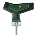 Bosch T saplı tornavida ucu (yüksek torklu cırcır; 36 dişli dişli; maksimum tork 46 Nm; manyetik uç tutucu; 1/4 inç; ergonomik T sap şekli, yumuşak tutuş)