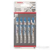 Bosch T118BF 5'li Paket Dekupaj Testeresi Bıçağı