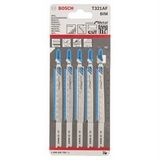 Bosch T321AF 5'li Paket Dekupaj Testeresi Bıçağı