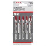 Bosch Temiz Kesim Serisi Akrilik Cam İçin T 102 Bf 5 Li Paket Dekupaj Testeresi Bıçağı