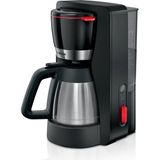 BOSCH TKA6M273 Filtre Kahve Makinesi 10 Fincan Kapasite Metal Malzeme ile Sıcak Tutma Fonksiyonu - Siyah