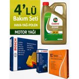 Bosch Toyota Corolla 1.5 Filtre Bakım Seti-Castrol Edge 5W30 5lt (2021-2024) 4 Lü