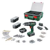 Bosch Universalimpact 18V 2x1.5 Ah Akülü 241 Parça Darbeli Matkap