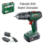 Bosch Universalımpact 18V Çift Akülü Darbeli Vidalama Matkap (2X1.5ah + Çanta) 06039D4102 Teşhir