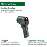 Bosch Universaltemp Kızılötesi Termometre (-30°C...+500°C, Kolay ve Hassas Ölçüm, 3 Önceden Tanımlanmış Malzeme Grubu, Kartonda) - 0- Koyu Mavi
