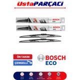 Bosch Usta Parçacı Hyundai Getz Silecek Takımı 2002-2009 Eco