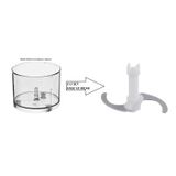 Bosch Uyumlu Ergomix Seri 4 El Blender Doğrayıcı Haznesi Ve Bıçağı