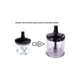 Bosch Uyumlu Ms6cb6197/ Ms6cm6157 El Blender Doğrayıcı Set Hazne ,bıçak, Şanzumanlı Kapak 750 Ml