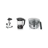 Bosch Uyumlu Mums 6 Kıyma Çekme Aparatı-narenciye Sıkacağı-cam Blender Aparatı 3lü Set
