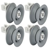Bosch Uyumlu SMU46CS02E Bulaşık Makinesi Sepet Tekerleği ÜST Teker 4 Adet