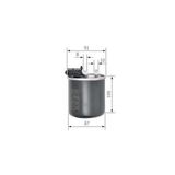 Bosch V Class W447 14 Vito W447 14 Yakıt Filtresi