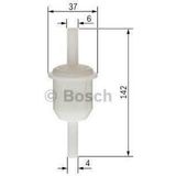 Bosch Volkswagen Golf II 1.3 1983-1985 Benzin Filtresi