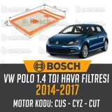 Bosch Volkswagen Polo 1.4 TDI 2014-2017 Hava Filtresi
