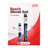 Bosch Volkswagen Polo Ön Ve Arka Silecek Takımı 2017-2025 Uyumlu | Aerotwin Serisi 3'lü Set |