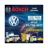 Bosch Vw Caddy 1.6 Tdi Filtre Bakım Seti 2010-2015 4kp Cay