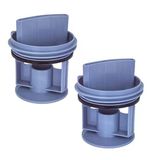 Bosch Wga142x0tr, Wat20480tr, Waw2856xtr, Profilo Cmg120dtr İle Uyumlu Çamaşır Makinesi Pompa Filtre Kapağı 2'Li - 00647920