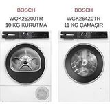 Bosch Wqk25200tr - Wgk264z0tr 10 Kg Kurutma Ve 11 Kg Çamaşır Makinesi 2'li Serie 6 Set Beyaz