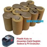 Bosch Würth 14.4V Batarya Için 2400MAH Pil Grubu