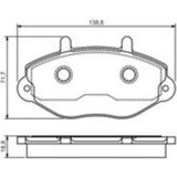 Bosch WVA 21469 Ford Transit T15 Tourneo 91-00 Ön Fren Balatası