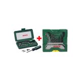 Bosch X-Line 15 Parça Matkap Ucu Seti + 46 Parça Tornavida Vidalama Lokma Ucu Aksesuar Seti