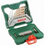 Bosch - X-Line 30 Parça Titanyum Vidalama ve Matkap Uçlu Aksesuar Seti - Altın