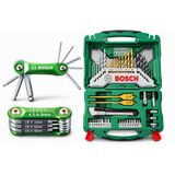 BOSCH X-Line 50 Parça Titanyum Matkap Uç Seti + Bosch Katlanır Allen Seti