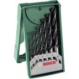 Bosch X-Line 7 Parça Mini Ahşap Matkap Ucu Seti 10 mm Çap Altıgen Şaft Uzun Ömürlü Kullanım İçin- 2607019580 - Altın