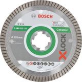 Bosch X-LOCK 125 mm Best Serisi Seramik İçin Extra Temiz Kesim Turbo Segman Elmas Kesme Diski