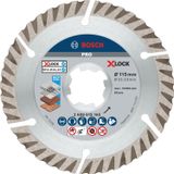 Bosch X-Lock Aksesuarları, Disk, Gri, 115 mm, 1 Adet | Beton, beton için, Ø 115 mm, profesyonel aksesuar küçük açılı taşlama makinesi