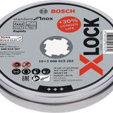 Bosch X-LOCK SD InoxR Kesme Taşı 125*1 mm Düz 10'lu - 2608619267