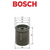 Bosch Yag Fıltresı PM063 Albea Punto Doblo Civic Accord 46347171 0986487063