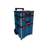 Bosch Yeni L-Boxx Contractor Tekerlekli 3'lü Takım Çantası Seti 1600A037DY