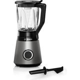 Bosch Yüksek Performanslı 1200W Metalik Inoks Blender - Serie 4 Vitapower - Ahşap