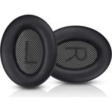 Bose Quietcomfort 2 QC25 Ae2 Qc2 QC15 AE2I AE2W QC35 QC35 Ii Soundtrue Soundlink Uyumlu Kulaklık Süngeri Pedi Yastığı Yastık Ped Minder Earpad - Siyah