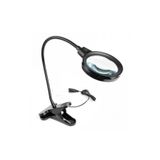 Bosile 12 Led Clipslı Işıklı Büyüteç,Işıklı Masa Lambası Çalışma Lambası