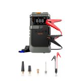 Bosile ACİL AKÜ TAKVİYE MARŞ MOTORU START 10000MAH 12V 150PSİ LASTİK ŞİŞİRME POMPASI POWERBANK LED LAMBA
