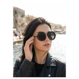 Bosile Ayarlanabilir ND 2-400X Filtreli Yuvarlak Güneş Gözlüğü - Kademeli Kararan Polarize Retro Gözlük