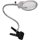 Bosile LED Lambalı El Büyüteci Kitap Okuma Büyüteci 6 Kat Büyütme 130 mm Mercek
