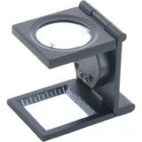 Bosile Lup Mercek Metal Katlanır Ölçekli Kılıflı Büyüteç