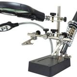 Bosile Mg-16129C Büyüteçli Havya Standı