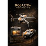 Bosile R06 Ultra 4K Drone Çift Kameralı | Uzun Uçuş Süresi | Engel Sensörlü Katlanabilir Drone - Gri
