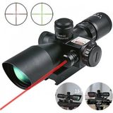 Bosile Süper Zoomlu - Lazerli - Profesyonel Av Tüfeği Dürbünü 2.5-10X40/E